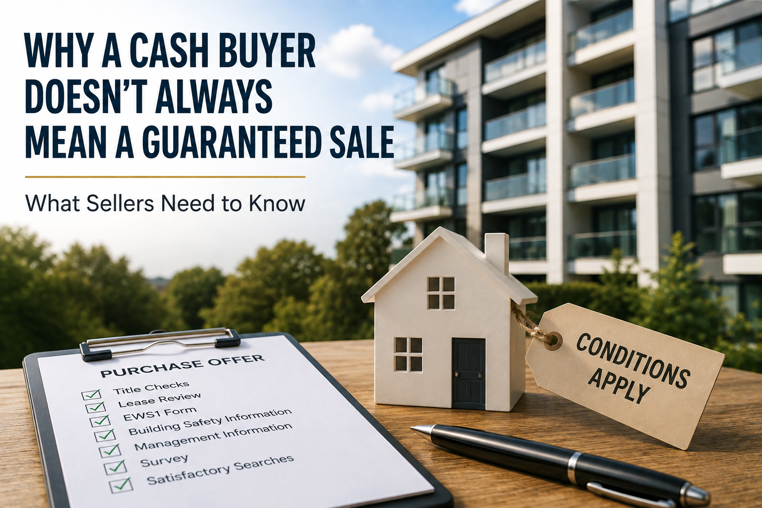 Why a Cash Buyer Doesn't Always Mean a Guaranteed Sale
